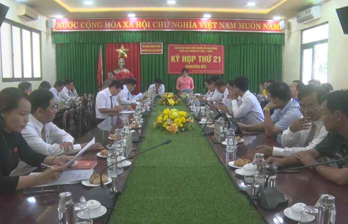Cù Lao Dung: Kỳ họp thứ 21 (chuyên đề) HĐND huyện, Khóa XII thông qua nhiều nội dung quan trọng