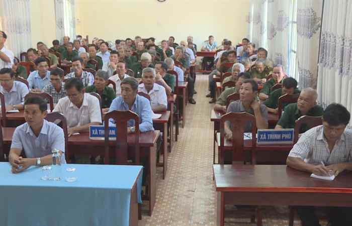 Kế Sách: Bồi dưỡng chính trị và nghiệp vụ cho Chi hội trưởng Cựu Chiến binh  