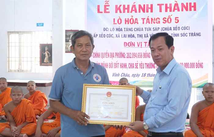  Khánh thành đưa vào sử dụng lò hỏa táng