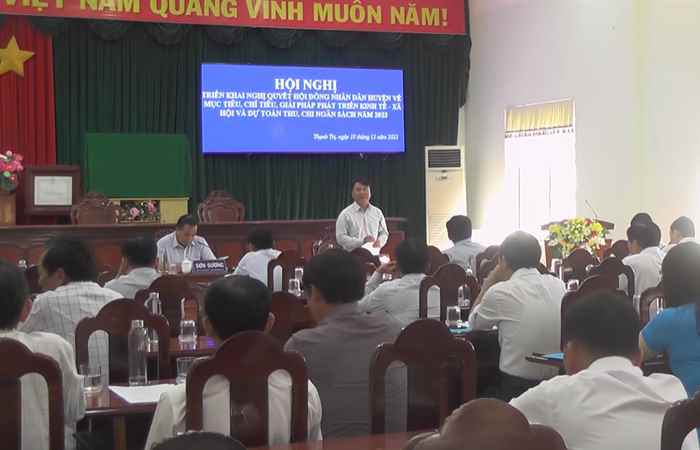Huyện Thạnh Trị triển khai Nghị quyết HĐND huyện năm 2023
