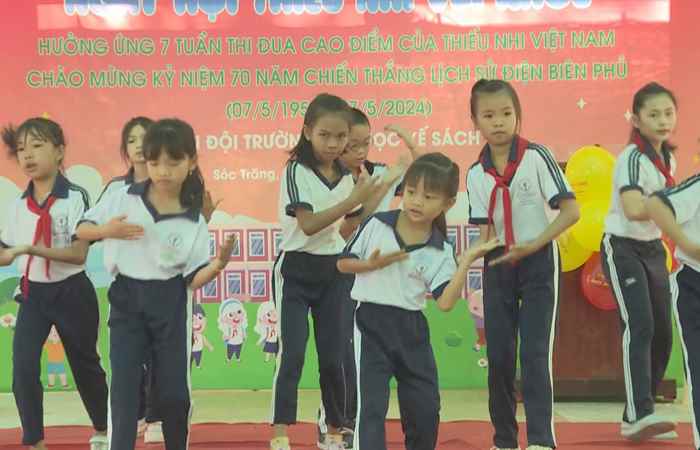 Kế Sách: Ngày hội Thiếu nhi vui khỏe  