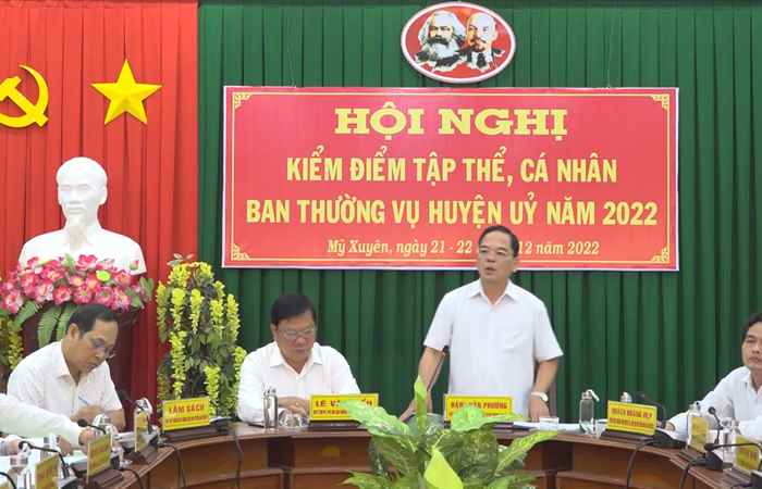 Huyện ủy Mỹ Xuyên chỉ đạo thực hiện vượt 11 trong 19 chỉ tiêu kế hoạch đề ra trong năm 2022