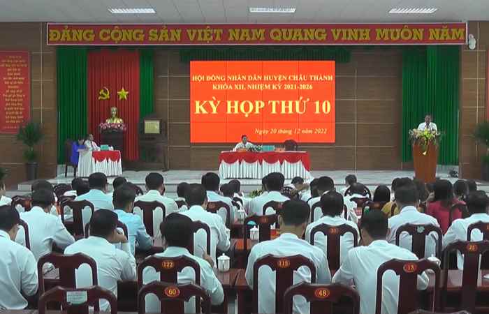 HĐND huyện Châu Thành tổ chức kỳ họp thứ 10, khóa XII 