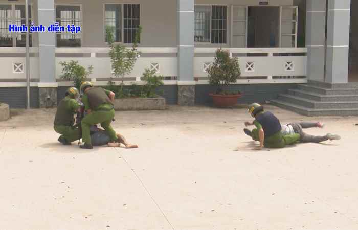 Long Phú: Xã Hậu Thạnh diễn tập chiến đấu trong Khu vực phòng thủ  
