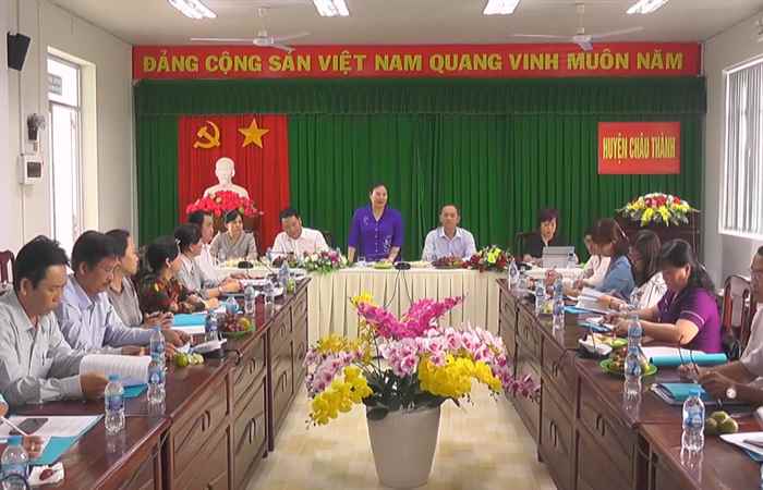 Đoàn công tác của Bộ Giáo dục và Đào tạo kiểm tra nhiệm vụ giáo dục Tiểu học tại huyện Châu Thành