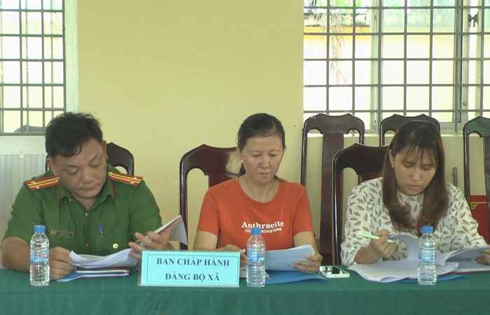 Lãnh đạo huyện Mỹ Xuyên kiểm tra tình hình kinh tế -xã hội, quốc phòng - an ninh tại xã Tham Đôn và Hòa Tú 1