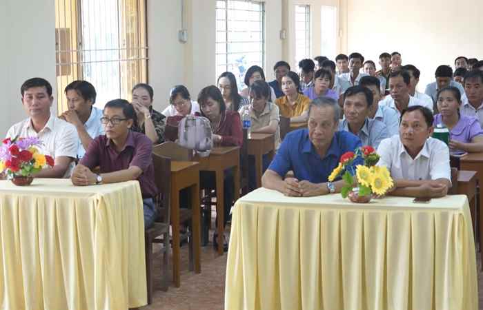 Vĩnh Châu: Khai giảng lớp Sơ cấp lý luận Chính trị, khóa 22
