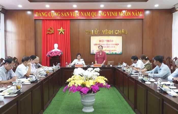 Vĩnh Châu: Hội thảo lịch sử Đảng bộ xã Vĩnh Hiệp