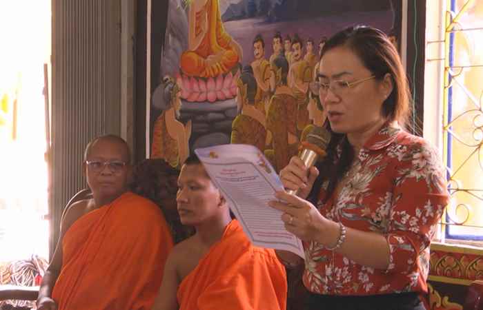 Châu Thành thành lập 7 đoàn cán bộ đi thăm, tặng quà nhân Lễ Đônta