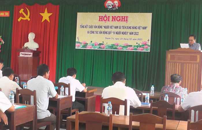 Thạnh Trị: Uỷ ban MTTQ triển khai kế hoạch vận động quỹ vì người nghèo năm 2023