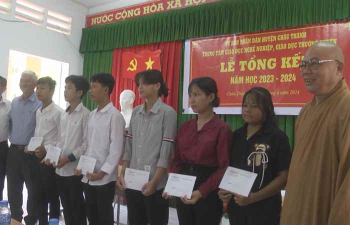 Châu Thành: Trung tâm Giáo dục nghề nghiệp, Giáo dục thường xuyên tổng kết năm học 2023-2024