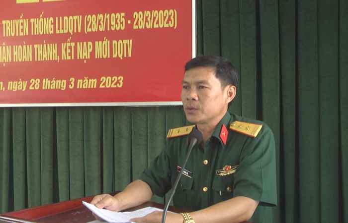 Mỹ Xuyên: Kỷ niệm 88 năm Ngày truyền thống lực lượng Dân quân tự vệ