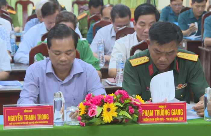 Kế Sách: Tổng kết công tác tuyển quân năm 2024