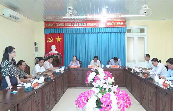 Trần Đề: Họp Ban Thường vụ Huyện ủy