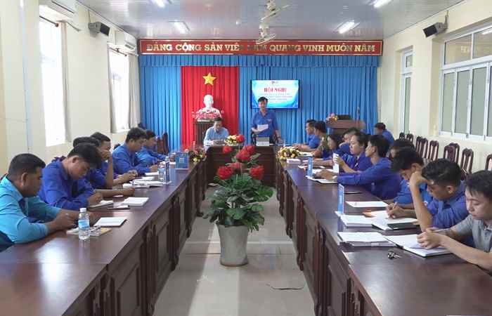 Trần Đề: Huyện đoàn sơ kết 6 tháng đầu năm 2024