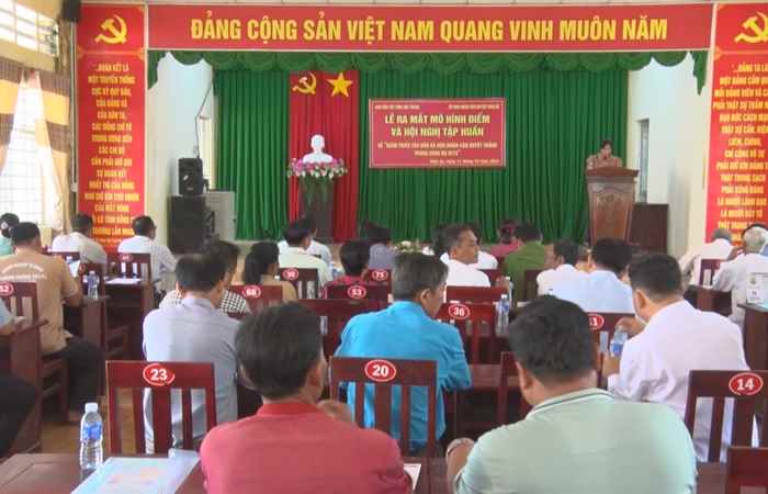 Trần Đề: Ra mắt mô hình điểm về "giảm thiểu tảo hôn và hôn nhân cận huyết thống trong vùng đồng bào dân tộc thiểu số"
