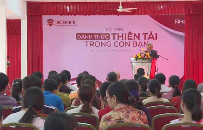 Trường Ischool Sóc Trăng tổ chức Hội thảo “Đánh thức thiên tài trong con bạn”
