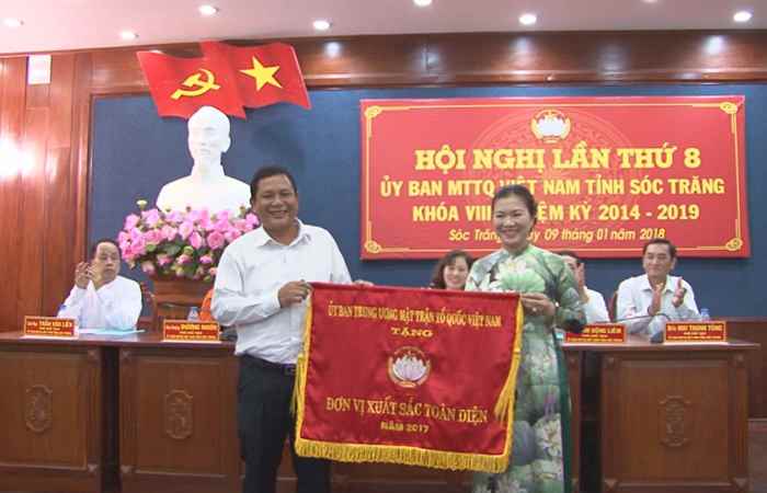 UBMTTQVN tỉnh Sóc Trăng Hội nghị lần thứ 8 khóa VIII, nhiệm kỳ 2014-2019.