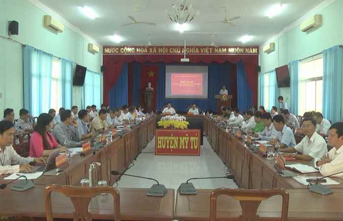 Huyện Mỹ Tú sơ kết thực hiện nhiệm vụ kinh tế - xã hội tháng 2 năm 2023