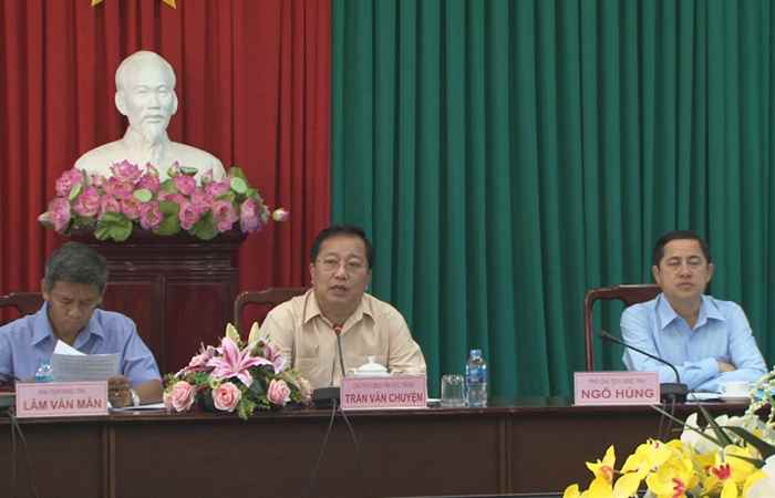 UBND tỉnh họp thông qua các tờ trình và báo cáo trình tại kỳ họp lần thứ 11 HĐND tỉnh Sóc Trăng