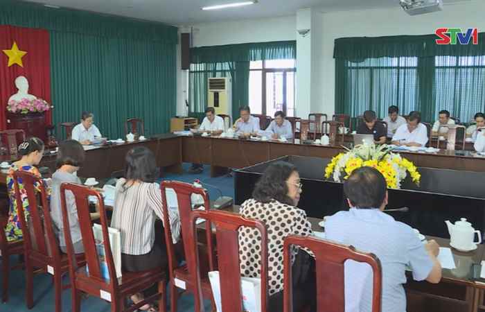 UBND tỉnh Sóc Trăng họp nhóm Tiểu ban phục vụ Hội nghị Xúc tiến đầu tư 2018