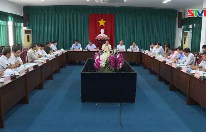 UBND tỉnh Sóc Trăng họp thông qua dự thảo các tờ trình và báo cáo sẽ trình tại kỳ họp thứ 9 HĐND Tỉnh khóa IX, nhiệm kỳ 2016-2021