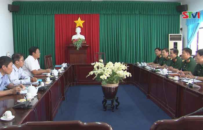 UBND tỉnh Sóc Trăng làm việc với Văn phòng Ủy ban quốc gia Ứng phó sự cố, thiên tai và tìm kiếm cứu nạn 