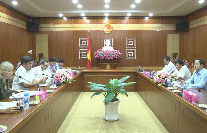 UBND tỉnh tiếp đoàn công tác Bộ Nông nghiệp và phát triển nông thôn