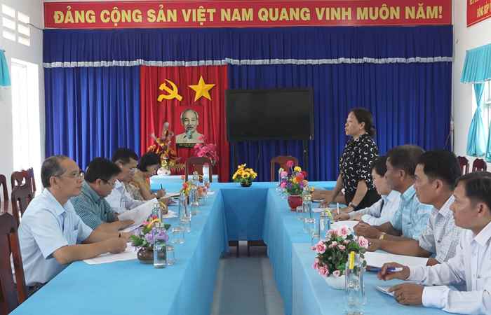  Đoàn khảo sát Ban Văn hóa- Xã hội HĐND tỉnh khảo sát tại thị xã Vĩnh Châu