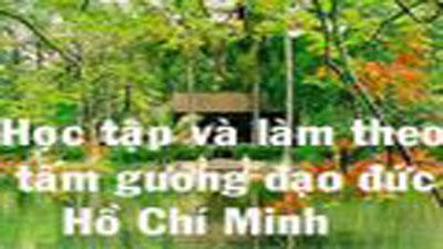   Học tập và làm theo tấm gương đạo đức Hồ Chí Minh (29-01-2024)